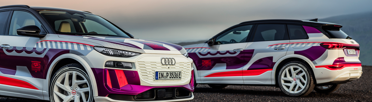 Licht komt tot leven in de Audi Q6 e-tron