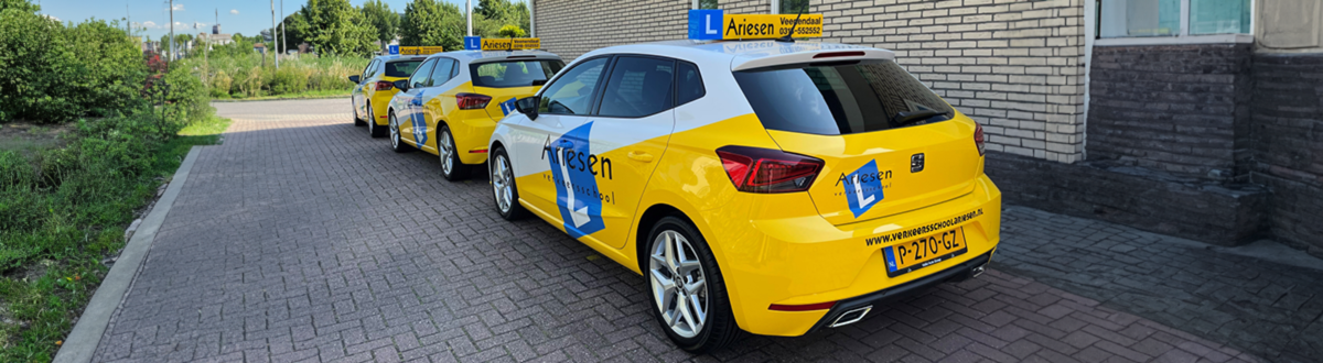 Nieuwe SEAT Ibiza lesauto’s voor Ariesen