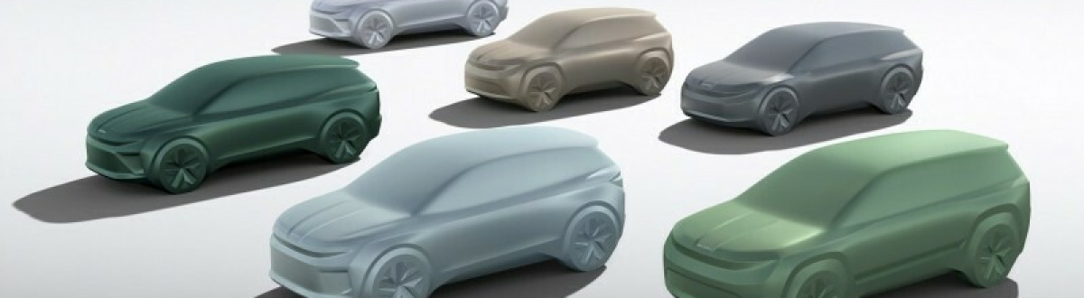 Škoda kondigt zes nieuwe elektrische modellen aan